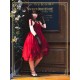 Sweet Dreamer Morning Dew Rose Chiffon One Piece(Limited Stock)